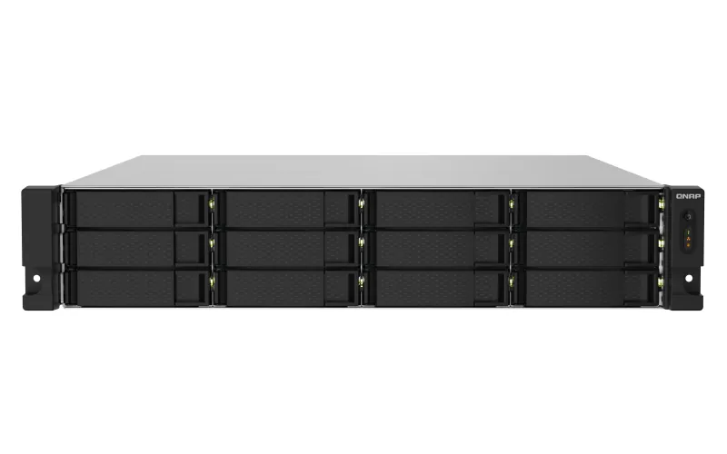 Qnap TS-1232PXU-RP-4GB 12 Bay 2xGLAN 2x10G SFP Rackmount NAS Depolama Ünitesi