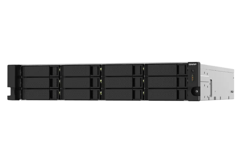 Qnap TS-1232PXU-RP-4GB 12 Bay 2xGLAN 2x10G SFP Rackmount NAS Depolama Ünitesi