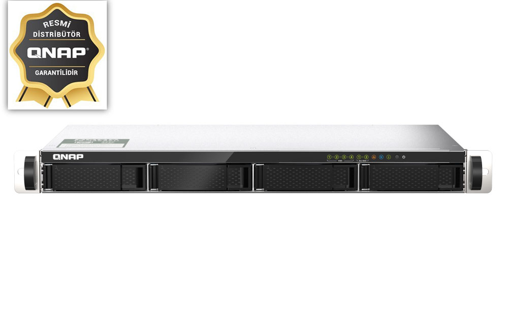 QNAP Ts-435XEU 4GB 4 Slot 2x10GbE SFP Port USB3.2 Rackmount NAS Depolama Ünitesi