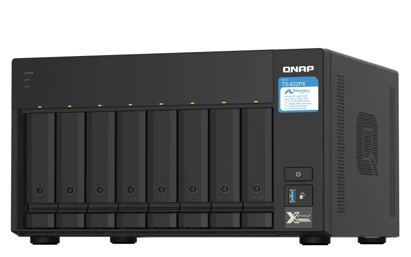 Qnap Ts-832px-4gb 8 Yuvali Nas Depolama Unitesi
