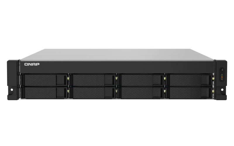 Qnap TS-832pxu-RP 4GB 8 HDD 2xGLAN 2x10G SFP Rock NAS Depolama Ünitesi