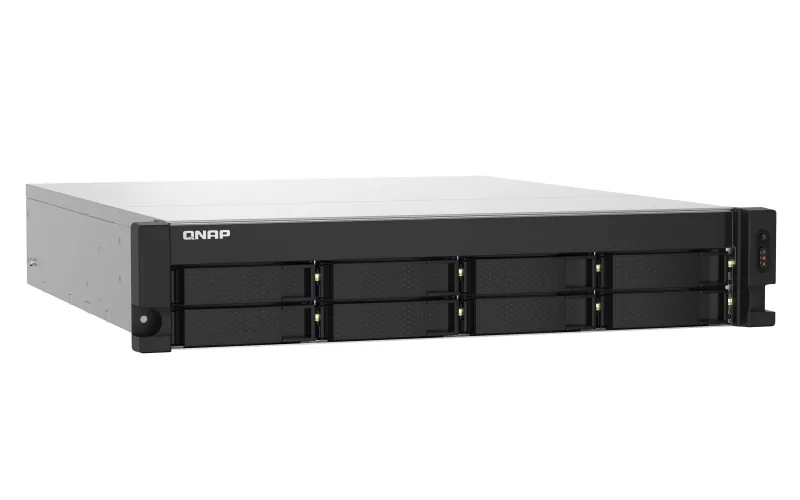 Qnap TS-832pxu-RP 4GB 8 HDD 2xGLAN 2x10G SFP Rock NAS Depolama Ünitesi