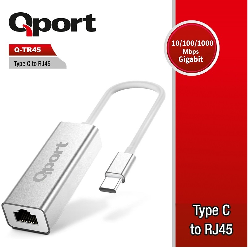 Qport (Q-TR45) Type-C to RJ45 Ethernet Çevirici