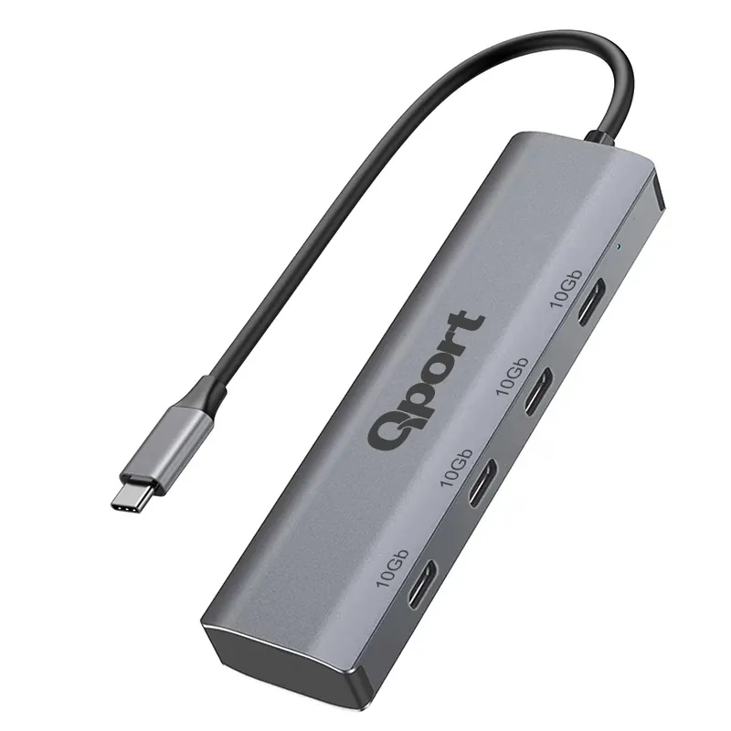 Qport Q-TUC06 Type-C to 4 Port Type-C Çoğaltıcı