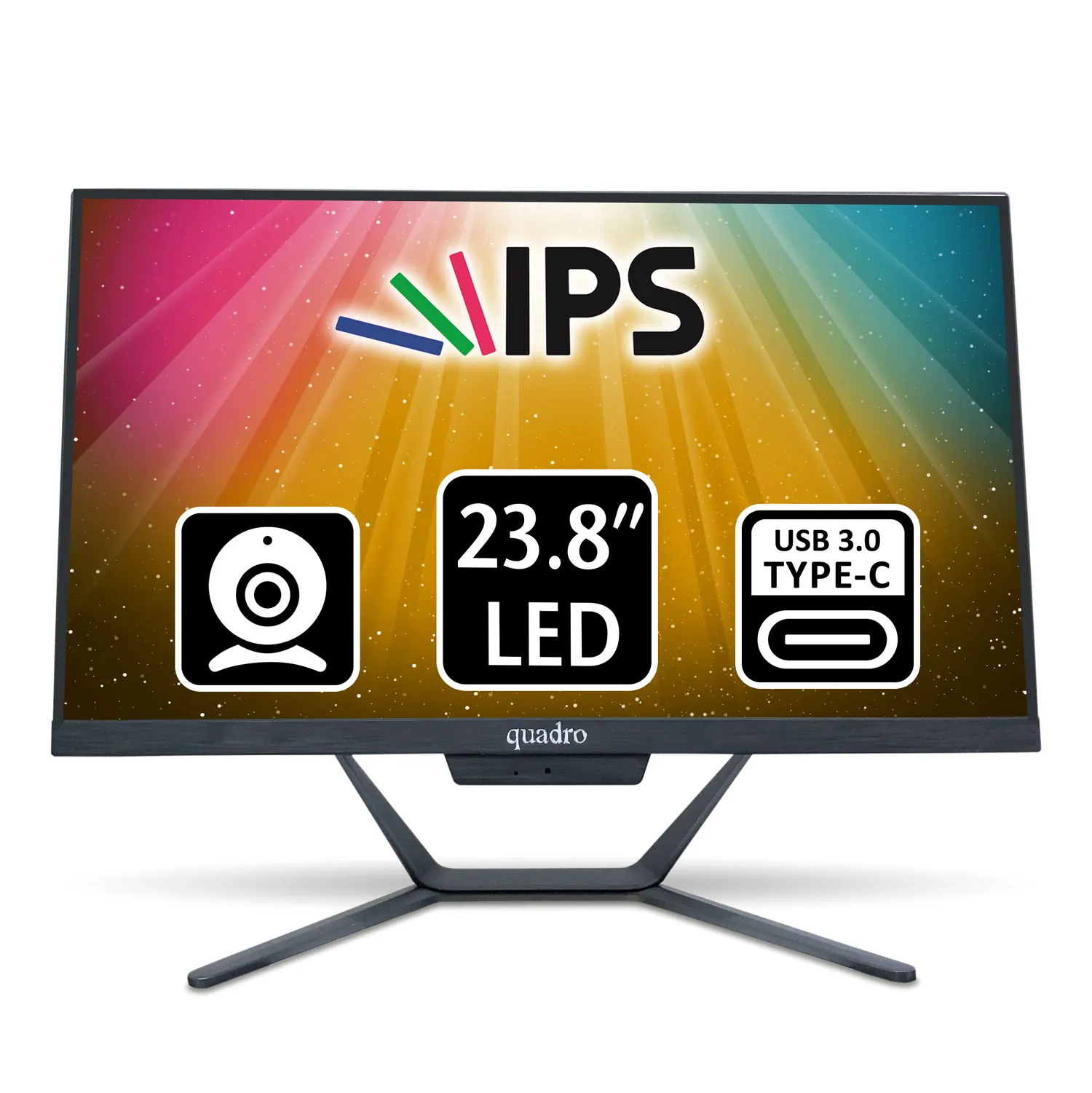 Quadro AIO Cloud C224-24823 i5-12400 8GB 256GB SSD 23.8" DOS