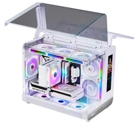 Quadro Eagle QX100-W 9x12cm RGB Fan USB3.2 Pencereli Mid-Tower Beyaz Kasa