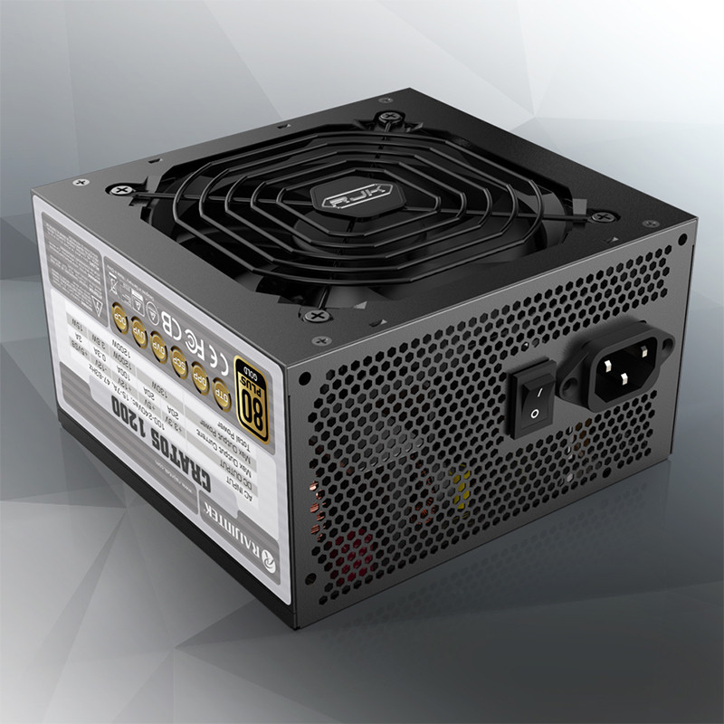 Raijintek Cratos 1200W 80+Gold 12cm Fan Güç Kaynağı (RJ 0R30B00003)