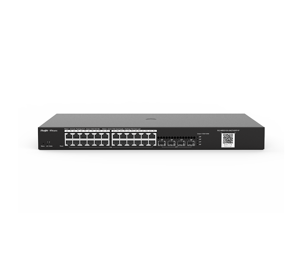 Ruijie Reyee RG-NBS3100-24GT4SFP 24 Port 10/100/1000 +4SFP Yönetilebilir Switch