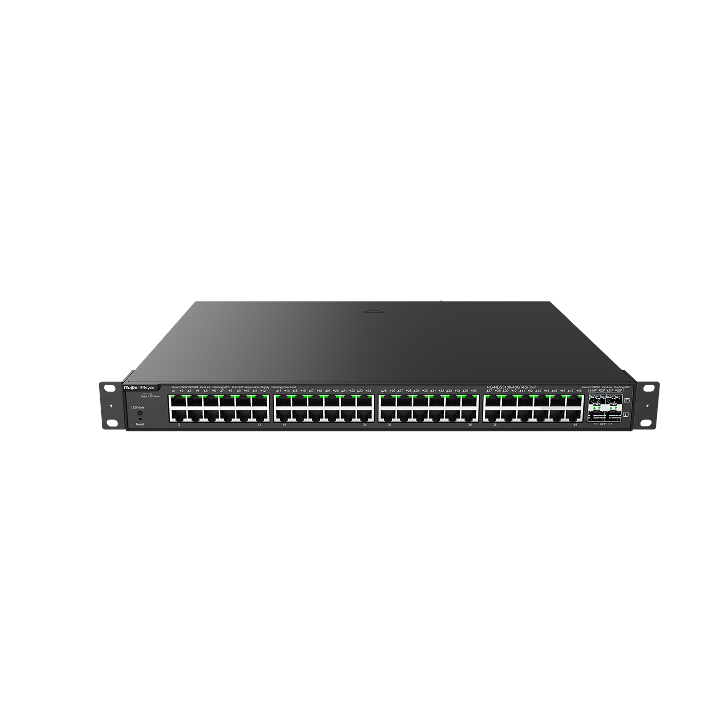 Ruijie Reyee RG-NBS3100-48GT4SFP-P 48 Port 10/100/1000 +4xSFP PoE 370W Yönetilir