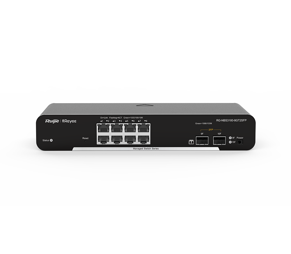Ruijie Reyee RG-NBS3100-8GT2SFP 8 Port 10/100/1000 +2SFP Yönetilebilir Switch