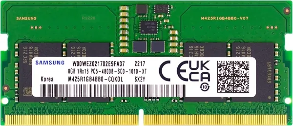 Samsung 8 Gb Ddr5 4800 Mhz 1.1v Sodimm (M425R1GB4BB0-CQK0L)