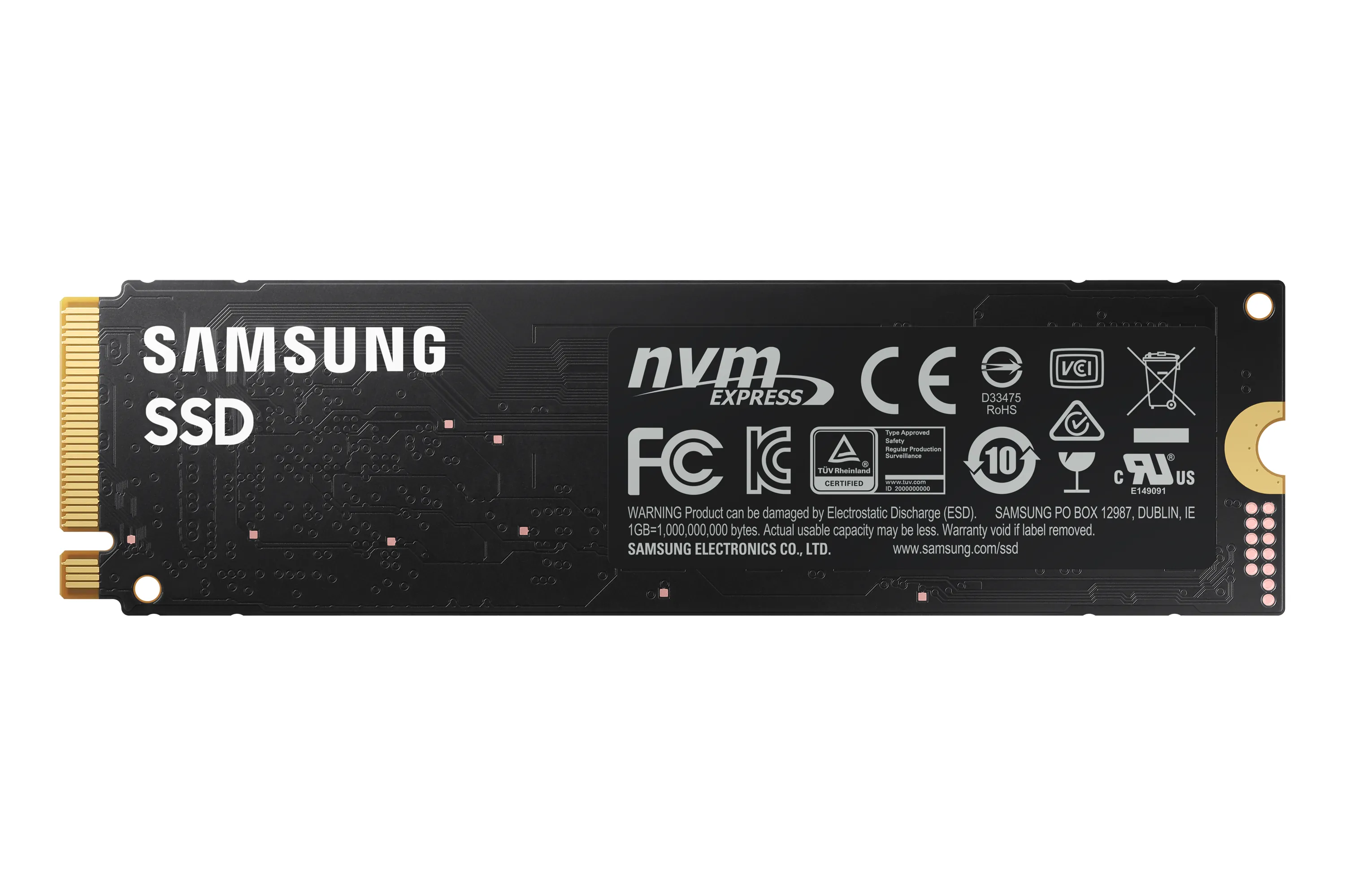 Samsung 980 500 GB NVMe SSD 3100/2600 (MZ-V8V500BW)