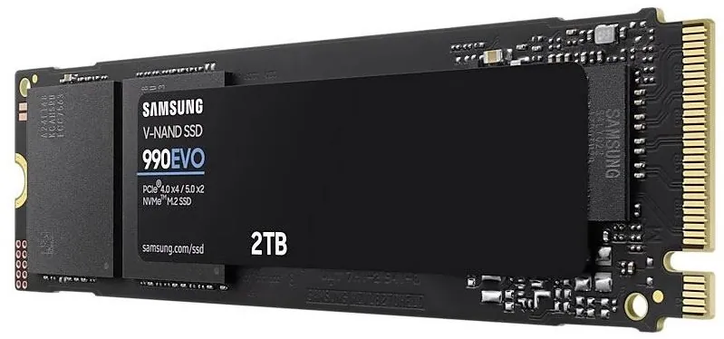 Samsung 990 Evo 2 TB NVMe Gen5 SSD 5000-4200 (MZ-V9E2T0BW)
