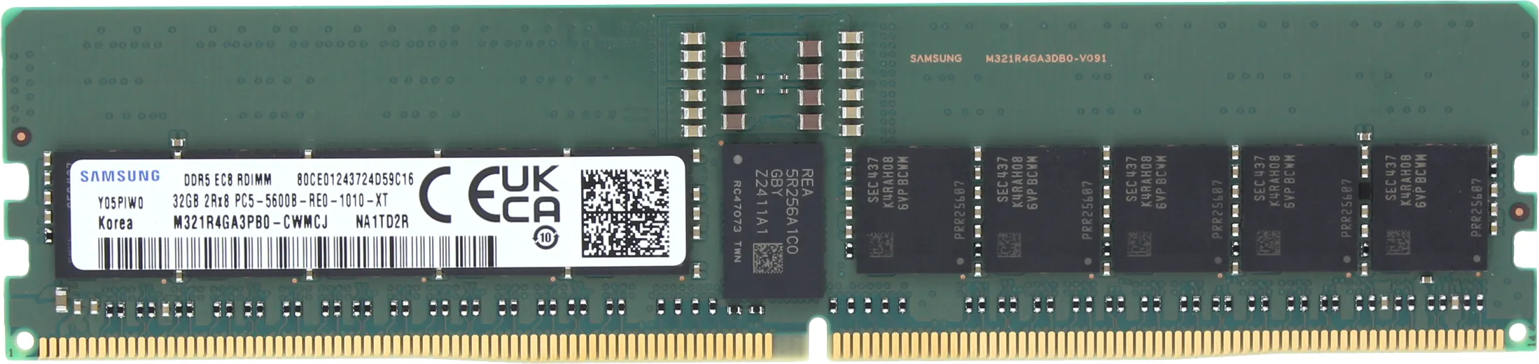 Samsung M321R4GA3PB0-CWMCJ 32GB 5600MHz DDR5 2Rx8 RDIMM Bellek