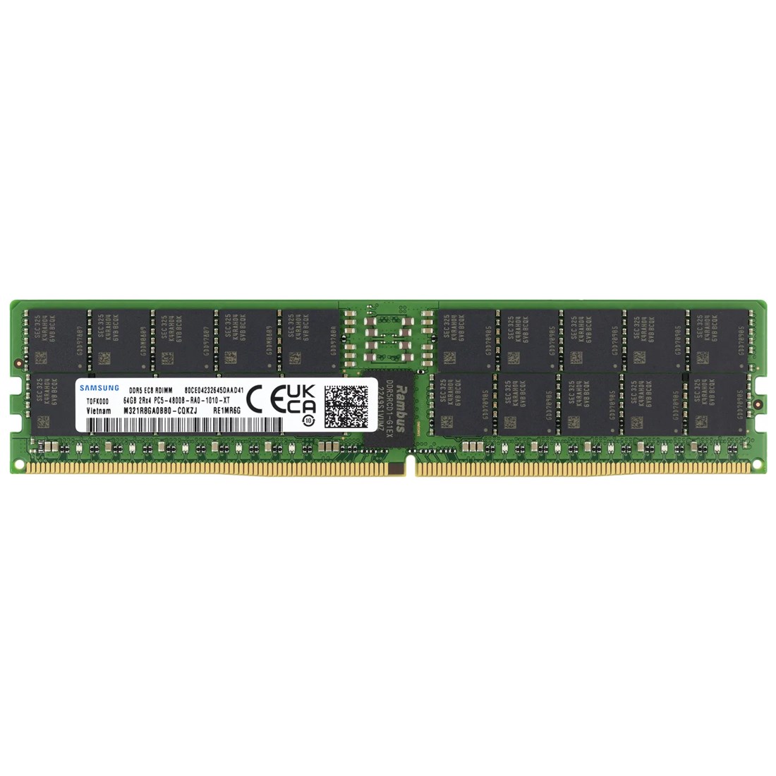 Samsung M321R8GA0BB0-CQKZJ 64GB 4800MHz DDR5 RDIMM Bellek