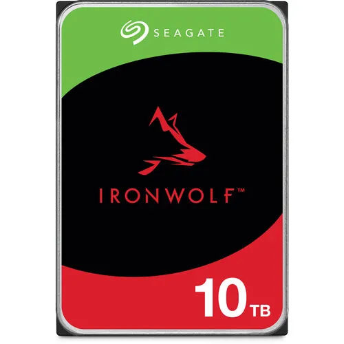 Seagate IronWolf 10 TB 7200RPM 256MB SATA3 180TB/Y NAS (ST10000VN000)