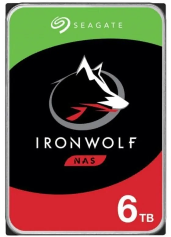 Seagate IronWolf 6 TB 256MB SATA3 180TB/Y NAS (ST6000VN006)