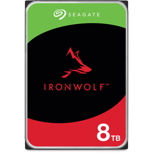 Seagate IronWolf 8 TB 7200RPM 256MB SATA3 180TB/Y NAS (ST8000VN004)