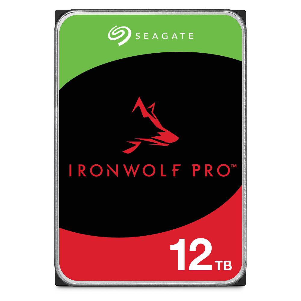 Seagate IronWolf Pro 12 TB 7200RPM 256MB SATA3 550TB/Y RV NAS (ST12000NT001)
