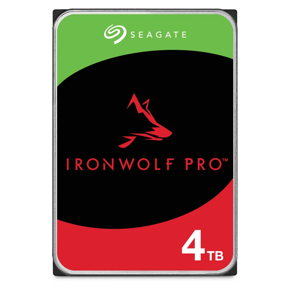 Seagate IronWolf Pro 4 TB 7200RPM 256MB SATA3 550TB/Y RV NAS