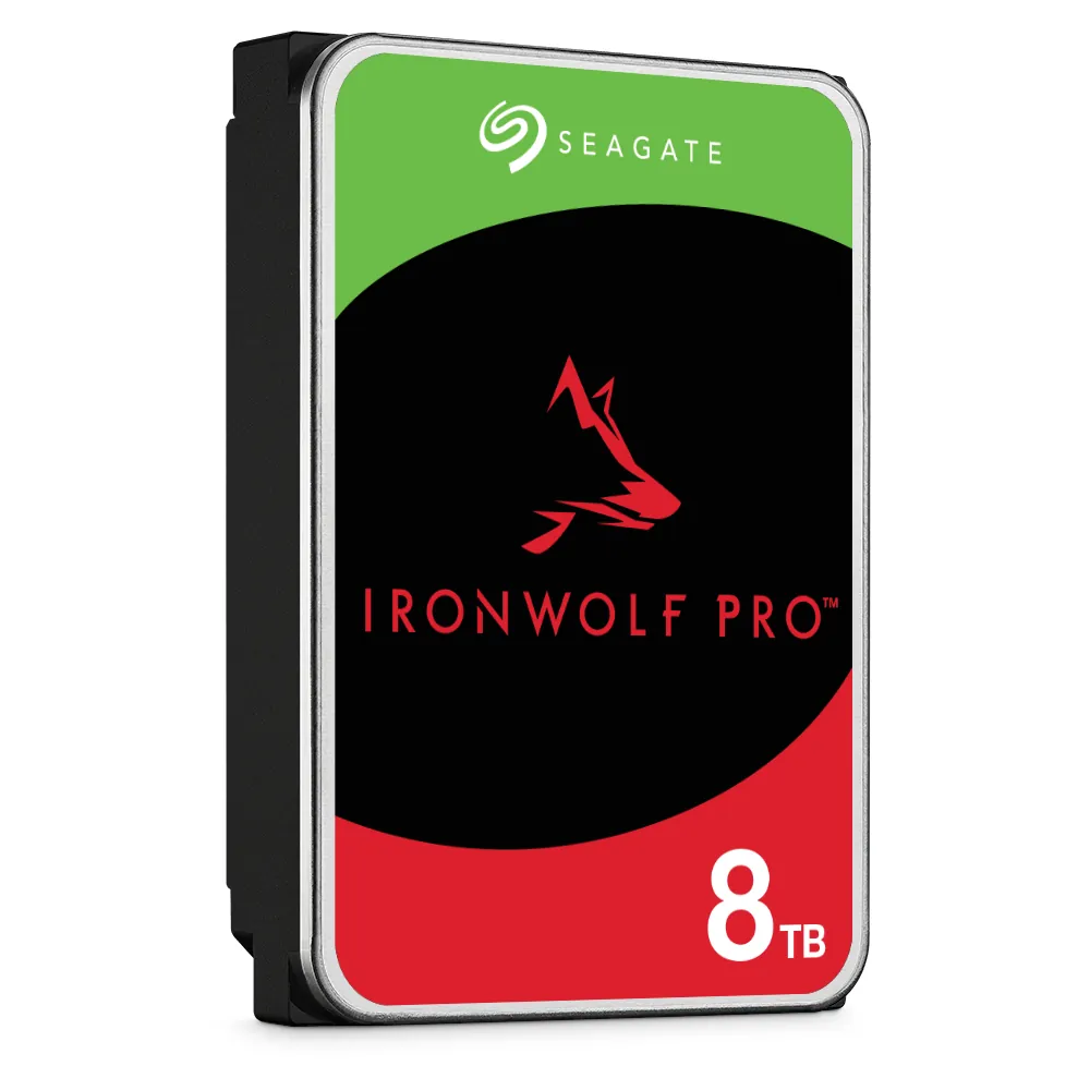 Seagate IronWolf Pro 8 TB 7200RPM 256MB SATA3 550TB/Y RV NAS (ST8000NT001)