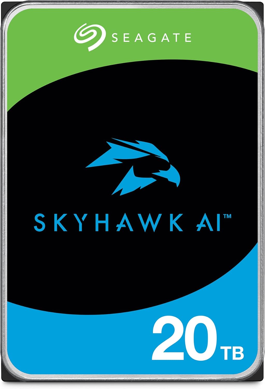Seagate SkyHawk AI 20 TB 7200 RPM 512 MB SATA3 550 TB/y RV 7/24 (ST20000VE003)