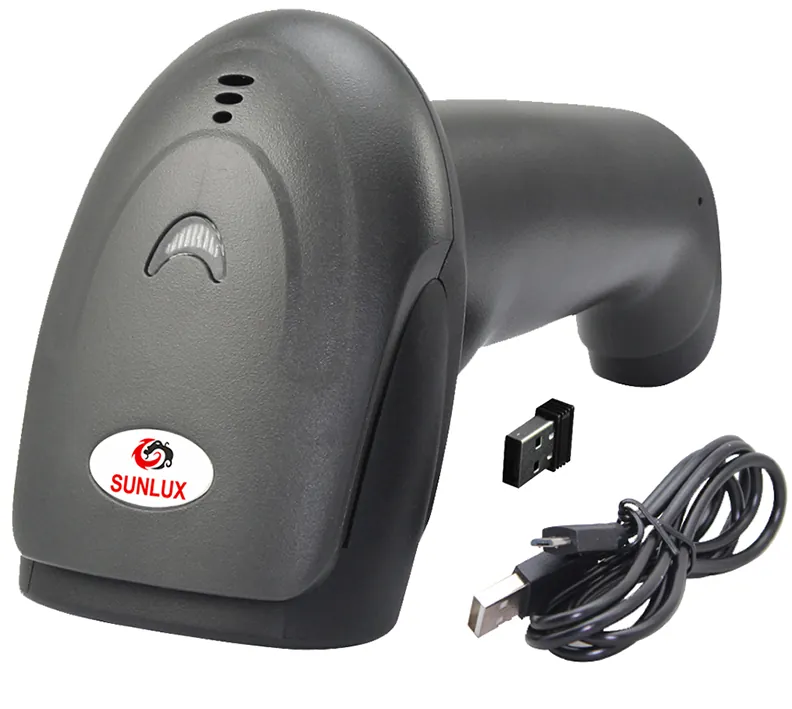 Sunlux XL-9309B 1D Kablosuz El Tipi Barkod Okuyucu