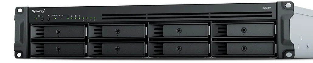 Synology RS1221 Plus 4GB 8 Slot Rack NAS Depolama Ünitesi