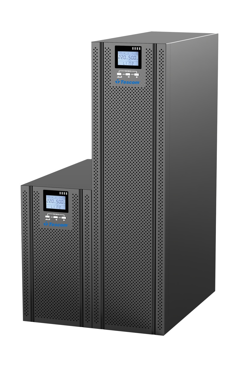 Tescom Teos+ 10 KVA (16x9Ah) 5-10 dk 10000W LCD Online Ups