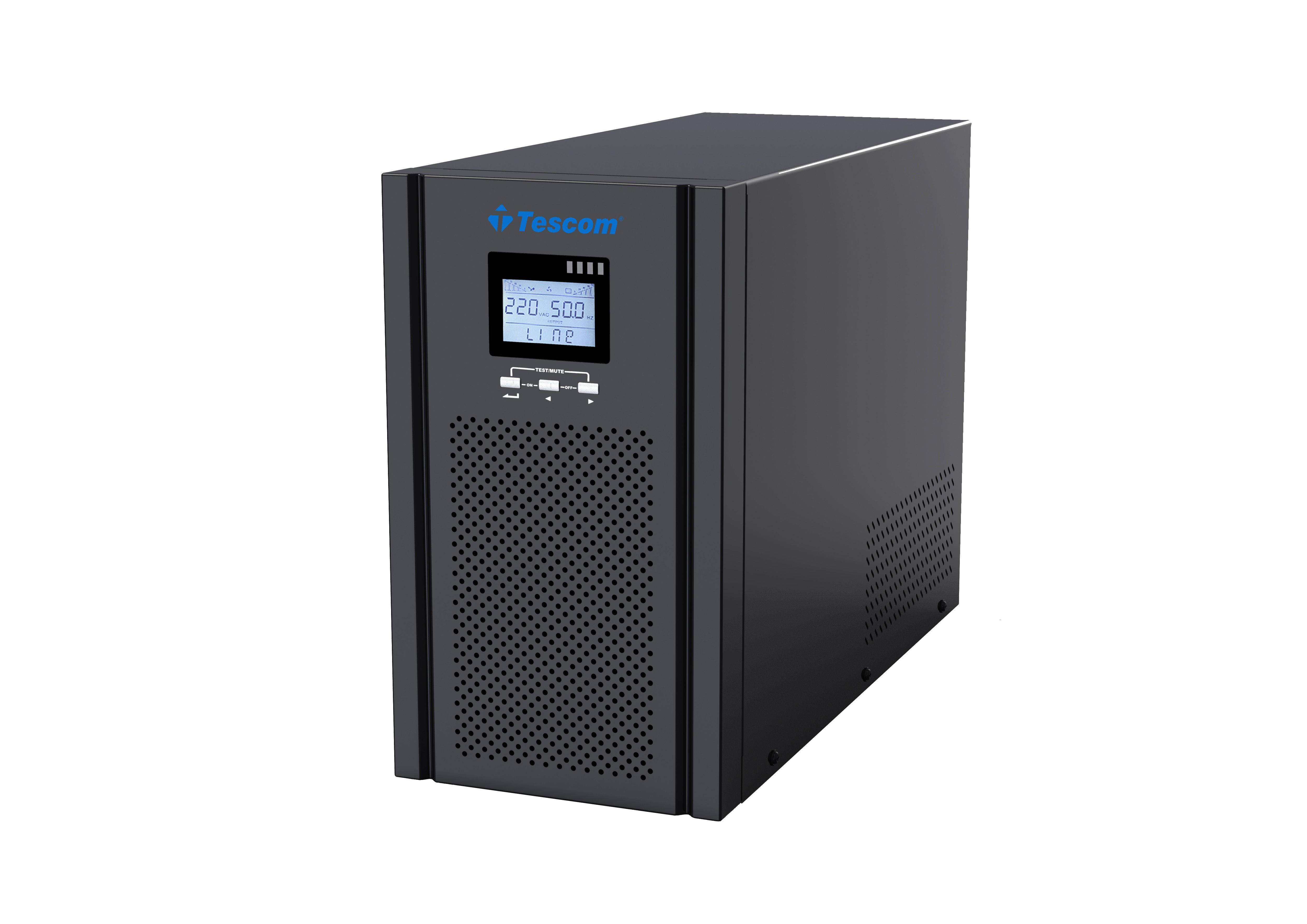 Tescom Teos+ 2 kVA (4x9Ah) 5-10 dk 1800W LCD Online UPS