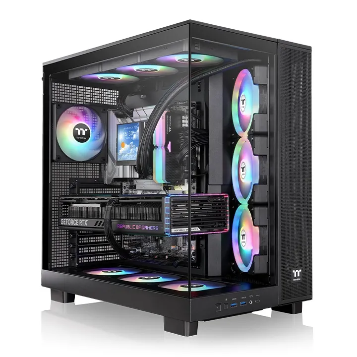 Thermaltake View 380XL 4x12cm ARGB Fan Siyah ATX Kasa