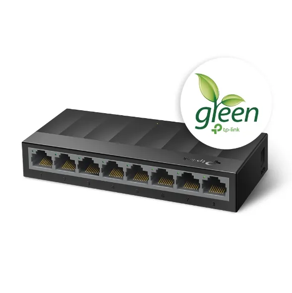 Tp-Link LS1008G 8 Port 10/100/1000 Masaüstü Yönetilemez Switch