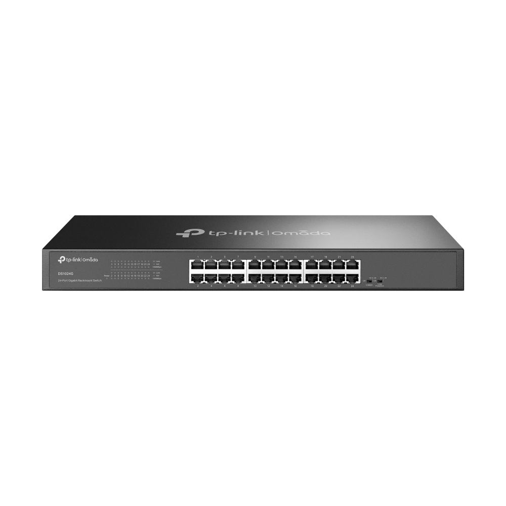 Tp-Link Omada DS1024G 24 Port 10/100/1000 Rackmount Yönetilemez Switch