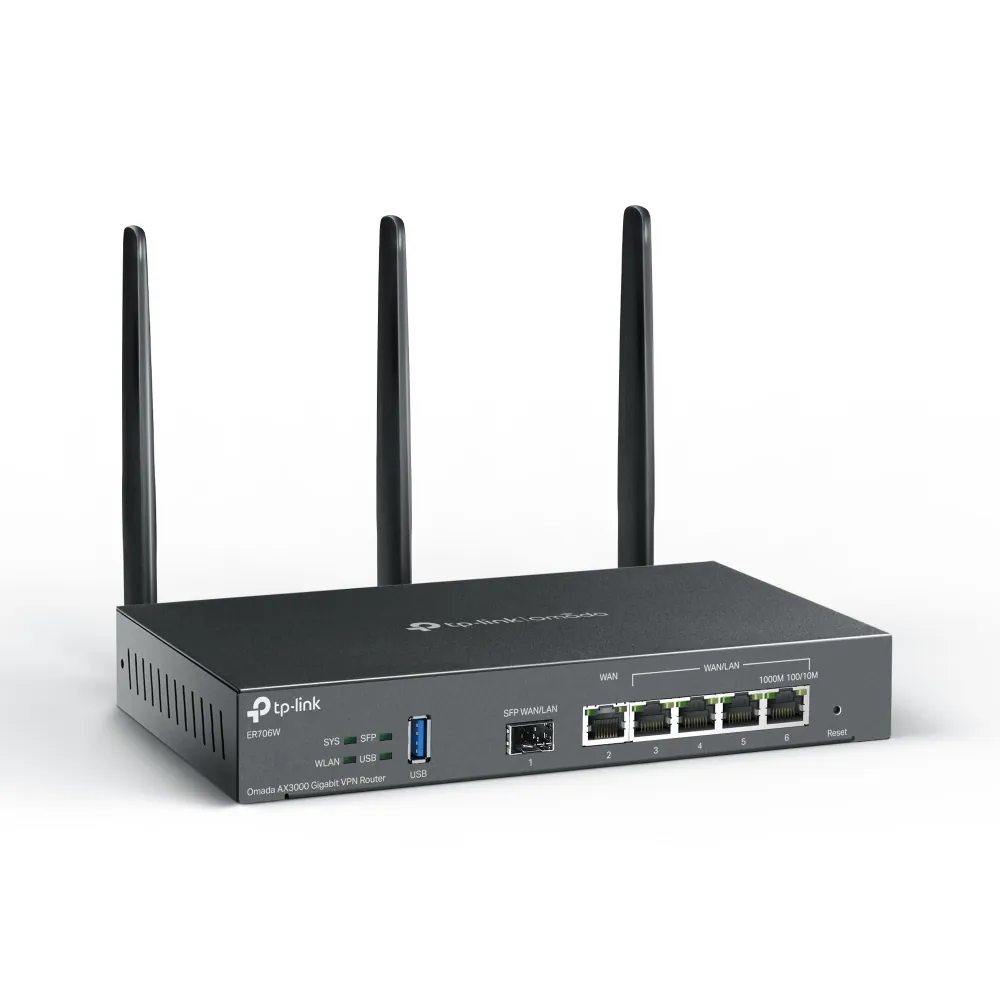 Tp-Link Omada Er706w 6 Port Ax3000 5GHz 3x4.5dbi Vpn Router