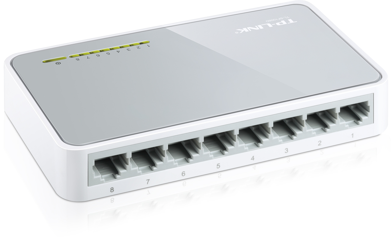 Tp-Link TL-SF1008D 8 Port 10/100 Yönetilemez Switch