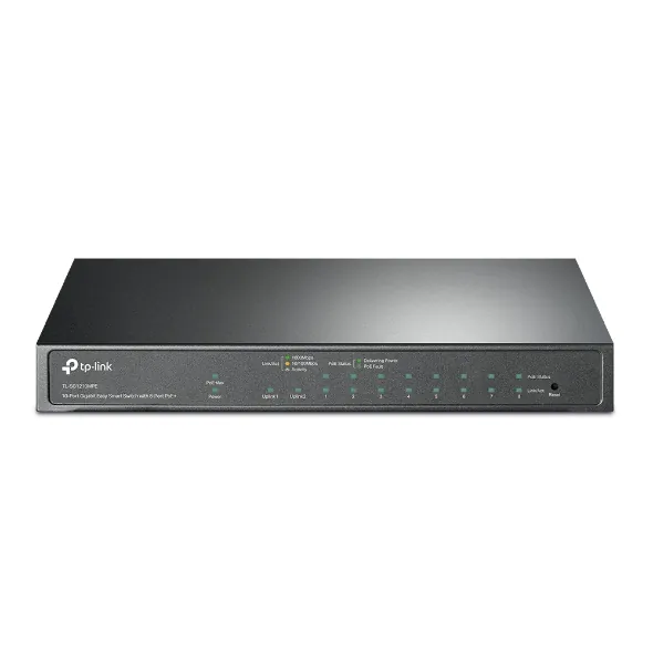 Tp-Link TL-SG1210MPE 9 Port 10/100/1000 123W 8xPoE +1SFP Yönetilebilir Switch