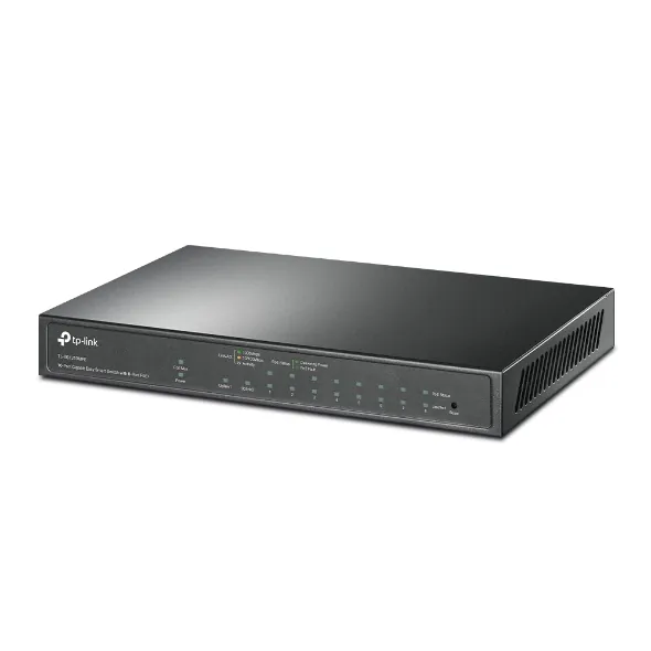 Tp-Link TL-SG1210MPE 9 Port 10/100/1000 123W 8xPoE +1SFP Yönetilebilir Switch