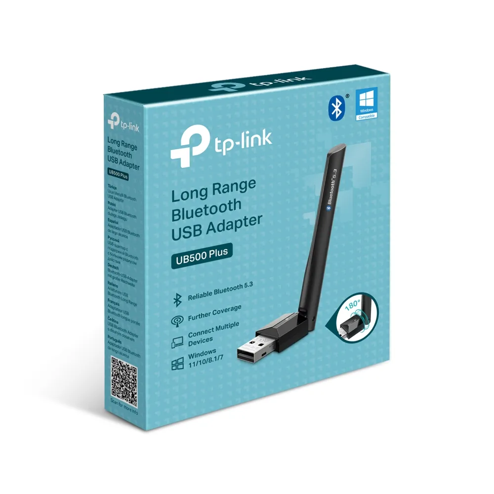 Tp-Link UB500 Plus Bluetooth 5.3 Uzun Menzilli USB Adaptor