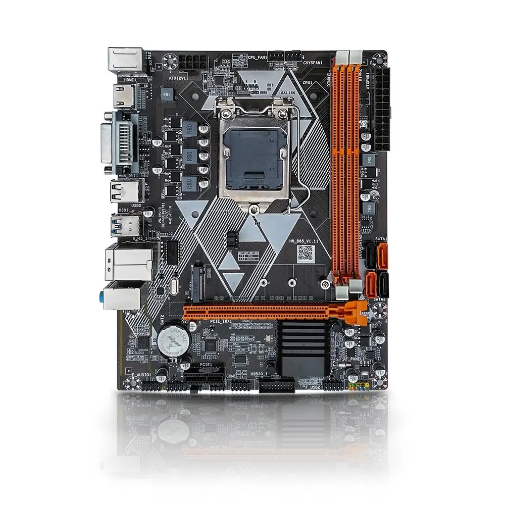 Turboks Workteam B85 (H81) 1150P DDR3 Ses LAN HDMI/DVI/VGA SATA3 USB3.0 mATX