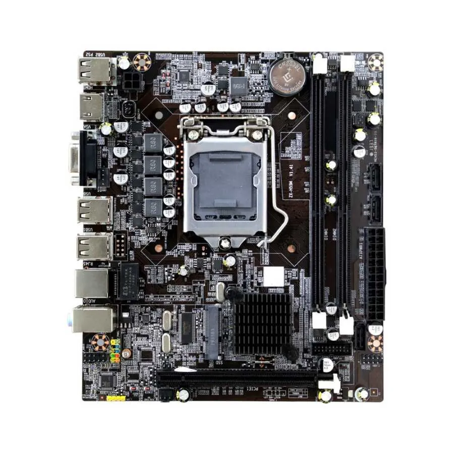 Turbox Workteam H55M 1156P DDR3 Ses GLAN HDMI/VGA SATA3 USB2.0 ATX