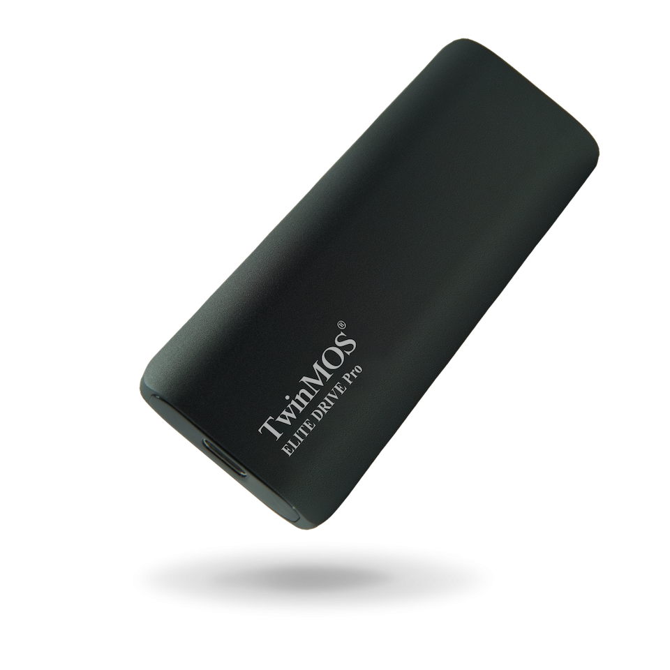 Twinmos 2 TB Type-C USB Taşınabilir SSD 1100/1050 Dark Gray
