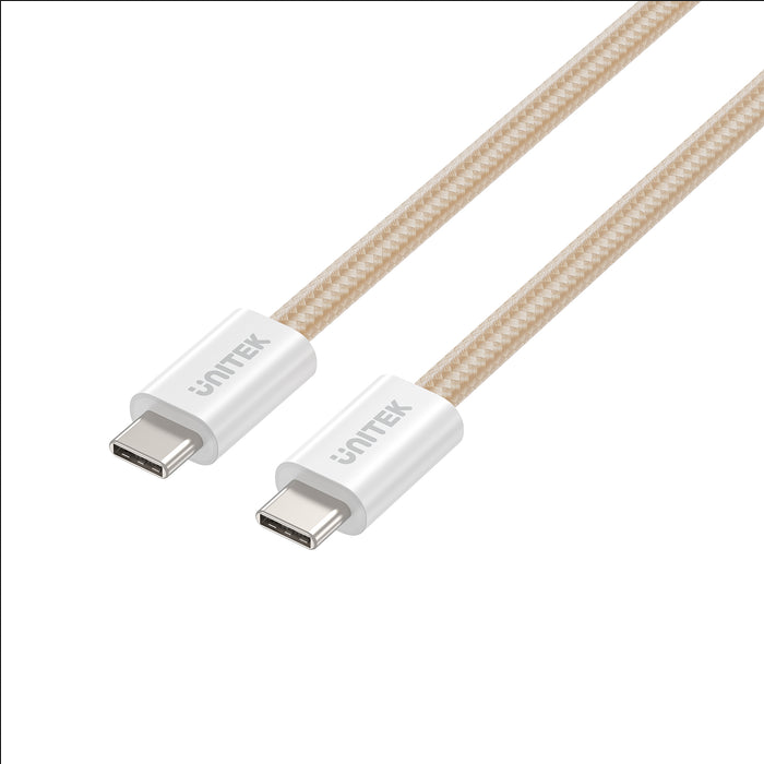 Unitek Type-C Manyetik Hızlı Şarj Kablosu Bej