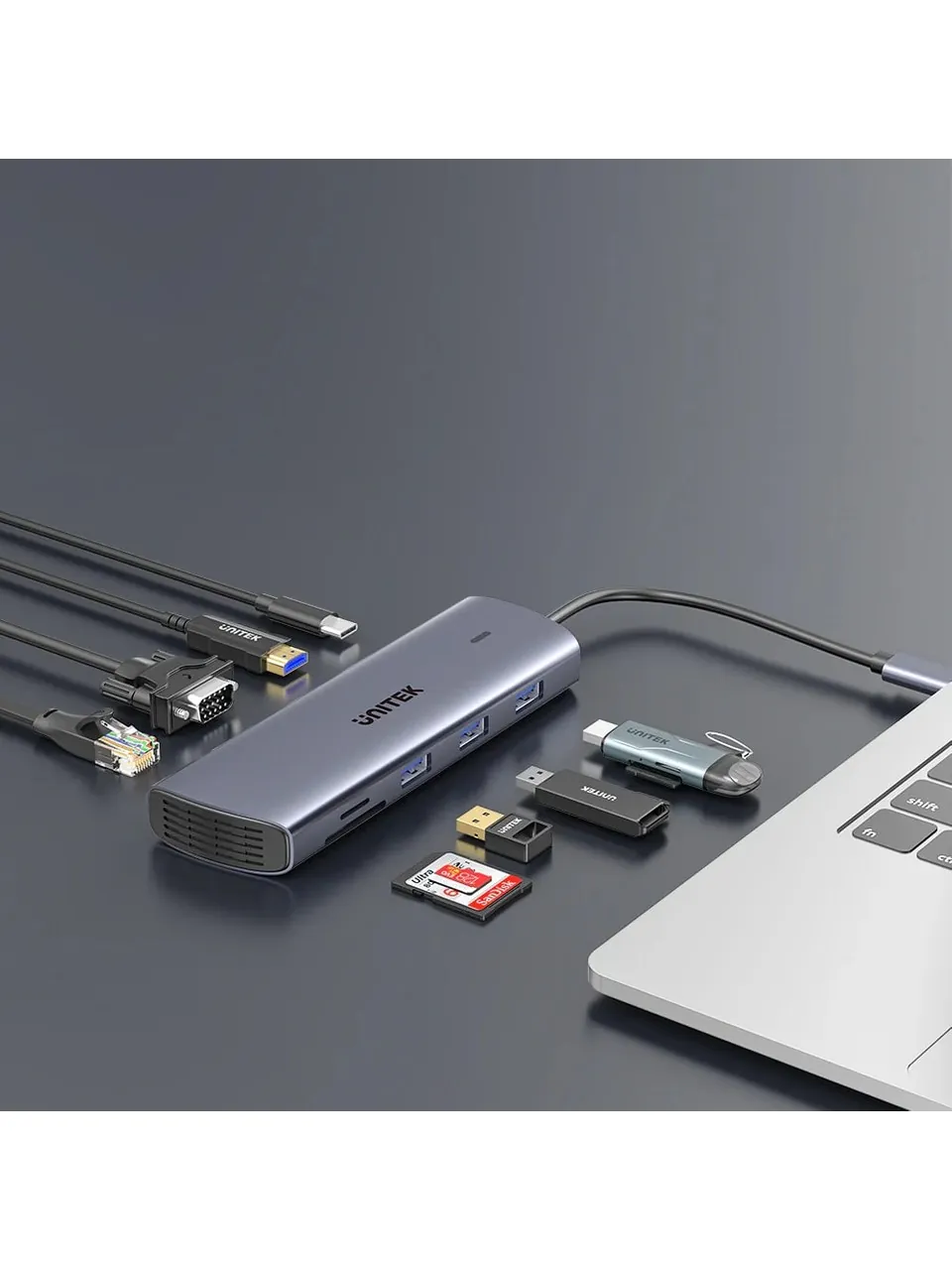 Unitek USB-C 9in1 Universal Dock Station (D1113A)