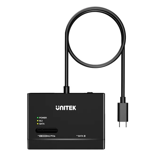 Unitek USB-C to M.2 NVMe+SATA III Dönüştürücü (S1232A)