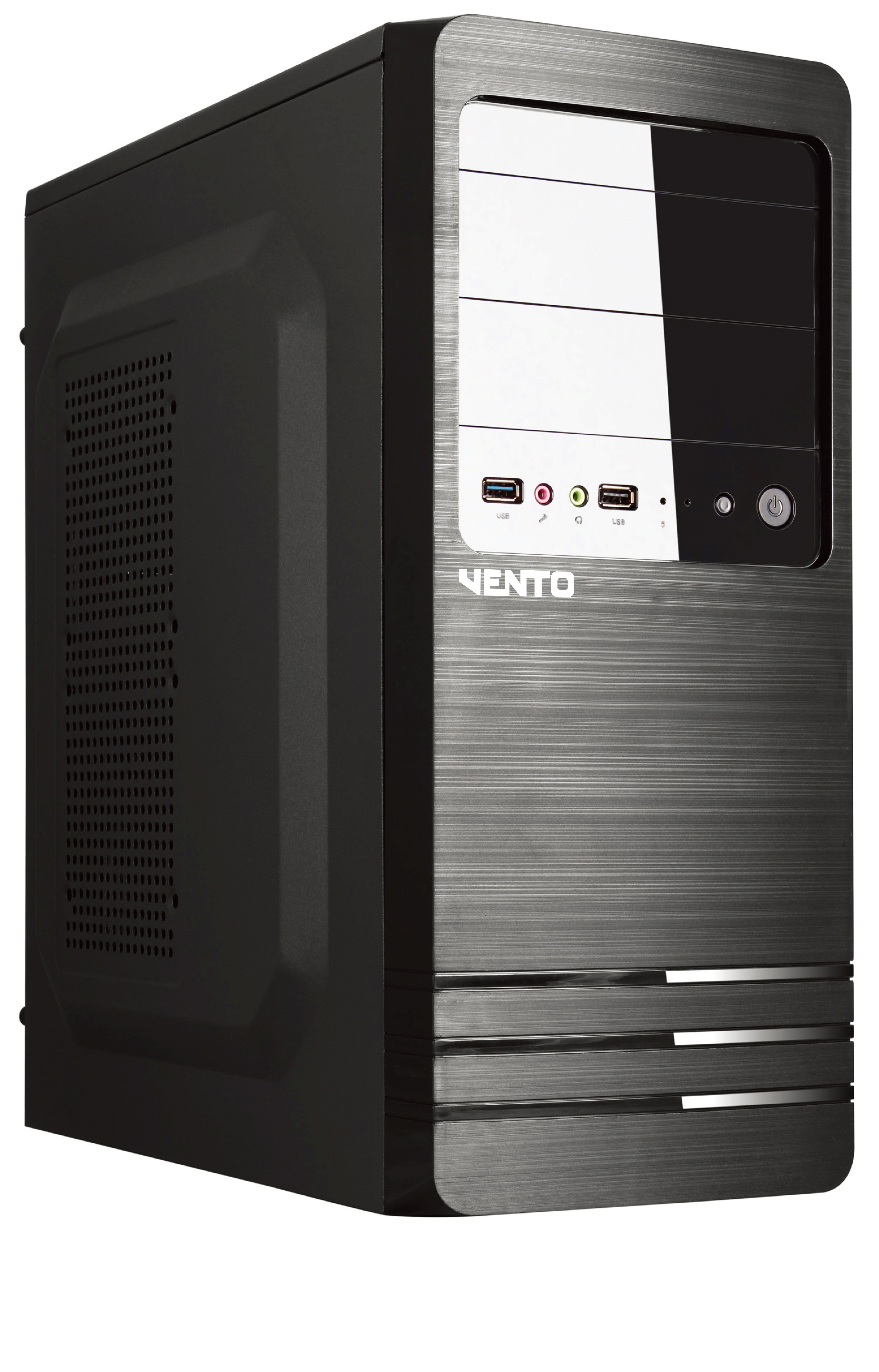 Vento VS114F 350W Peak USB3.0 8cm Fan Siyah ATX Kasa