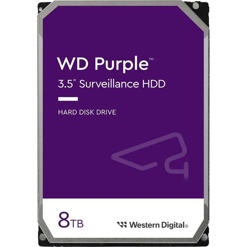 Wd Purple Ai 8 Tb 256mb Sata3 360tb/Y 7/24 (Wd85purz)