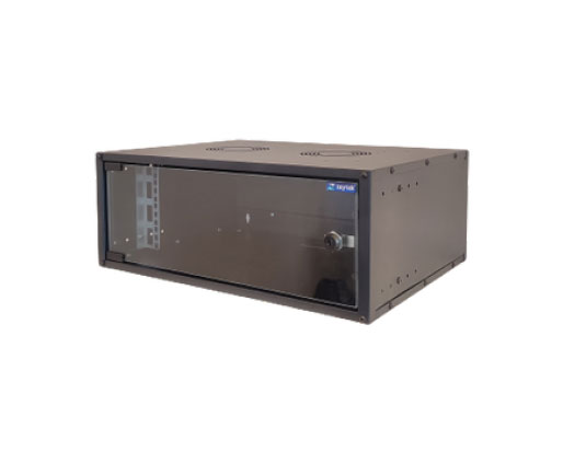 Zeytek SBX04U5340 SohoBox 4U 530x400mm Duvar Tipi Kabinet Demonte (Siyah)