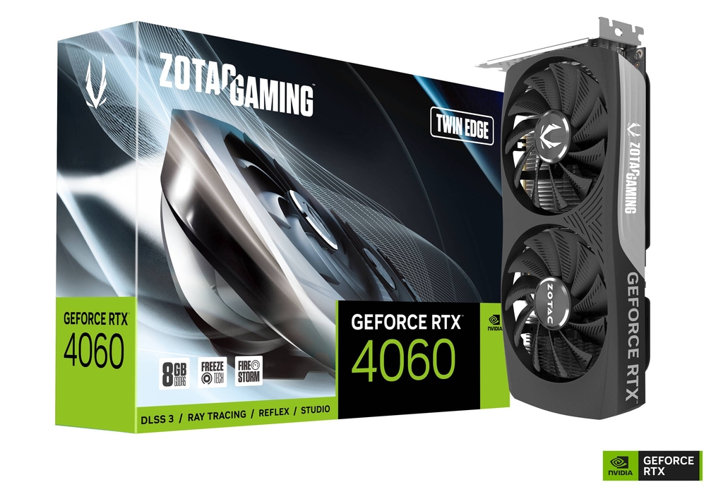 Zotac RTX4060 8GB GDDR6 128bit Twin Edge 3xDP/HDMI (ZT-D40600E-10M)