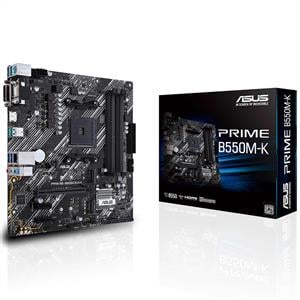 ASUS PRIME B550M-K AMD B550 Soket AM4 Ryzen DDR4 4600MHz (O.C) M.2 Anakart